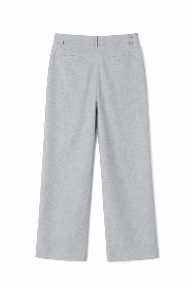 Plus Size Pleated Wide-Leg Pants - Image 4