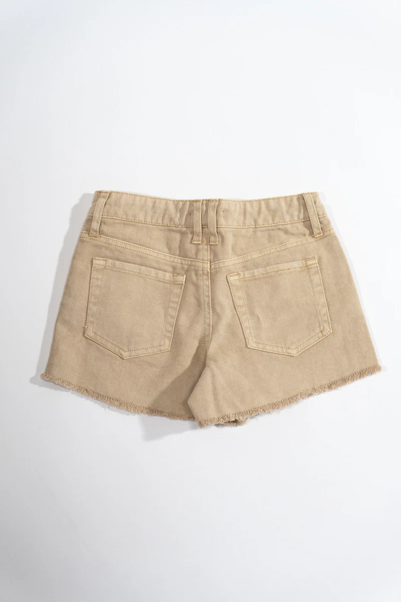 Kids Distressed Denim Shorts - Image 2