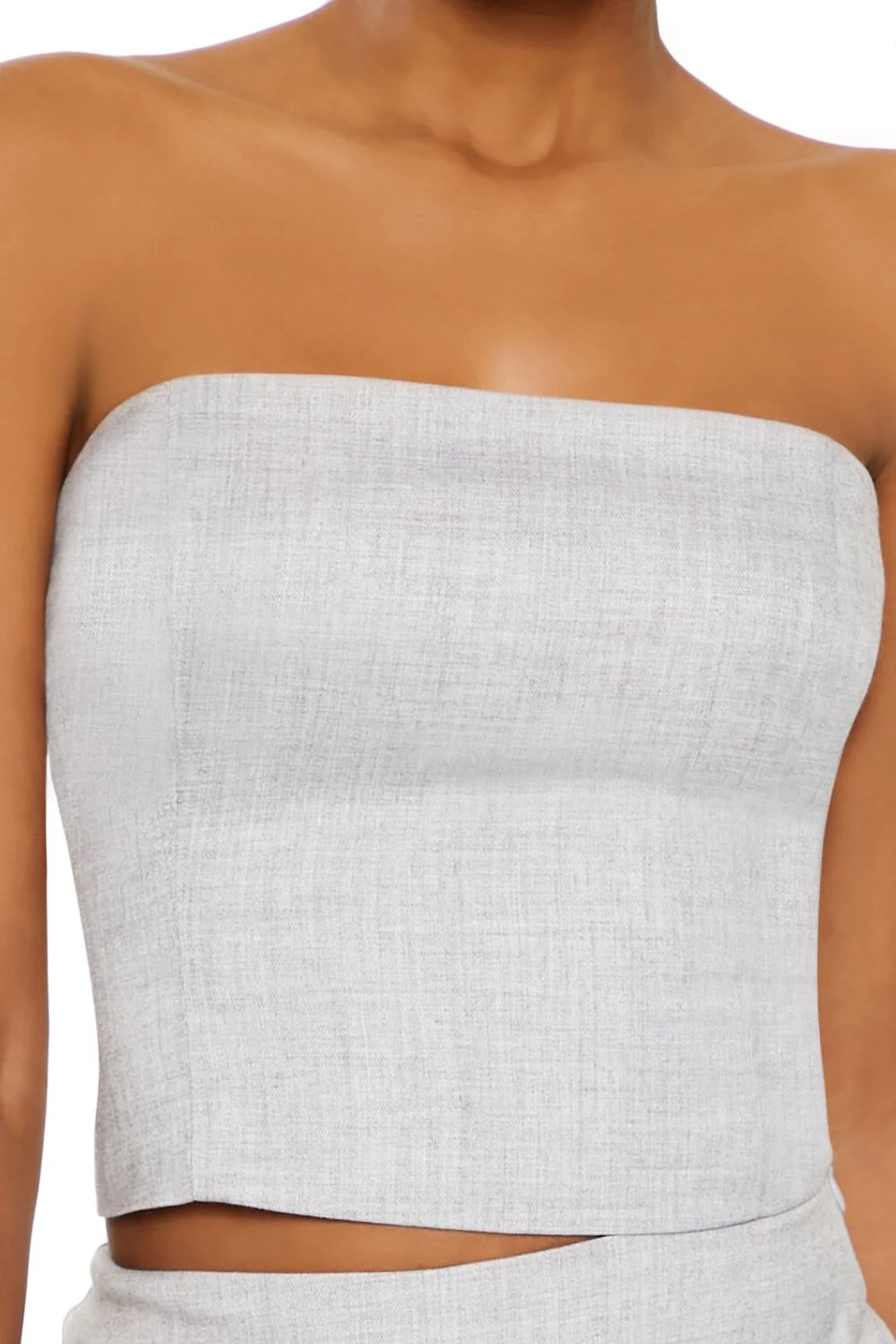 Smocked Tube Crop Top - Image 3