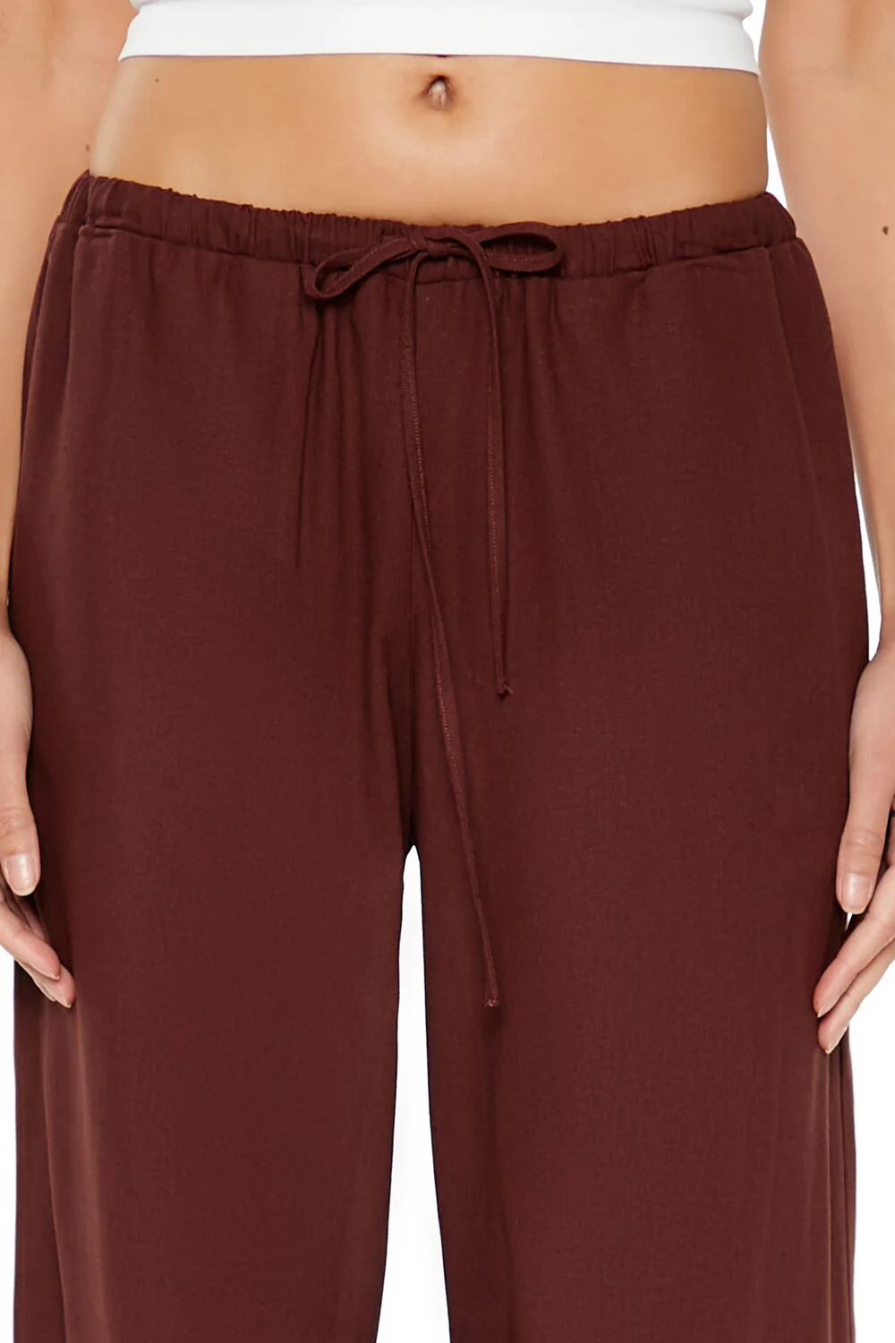 Drawstring Wide-Leg Pants - Image 11