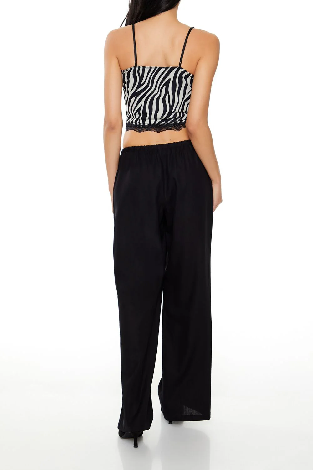 Drawstring Wide-Leg Pants - Image 4