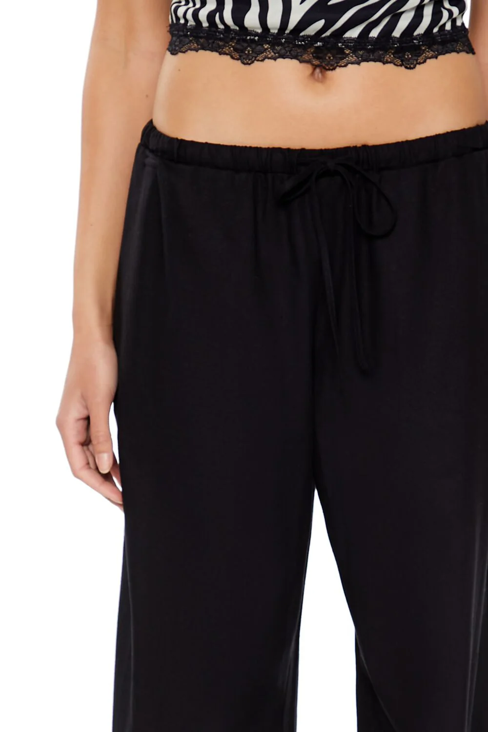 Drawstring Wide-Leg Pants - Image 5