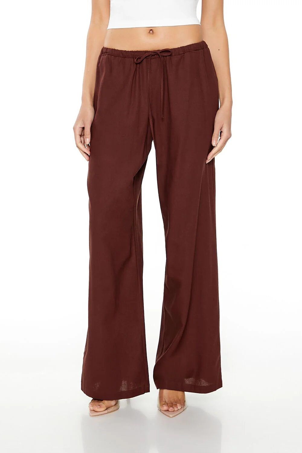 Drawstring Wide-Leg Pants - Image 8