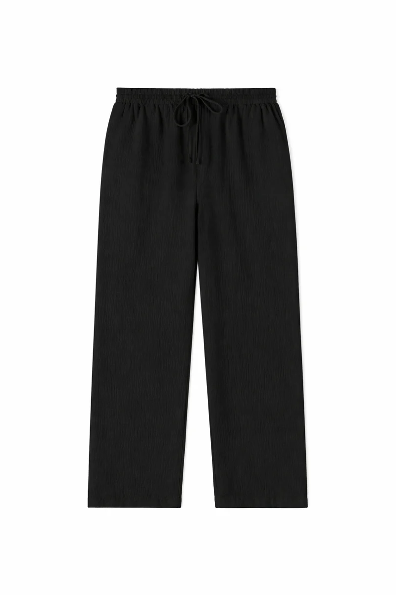 Plus Size Wide-Leg Drawstring Pants - Image 3
