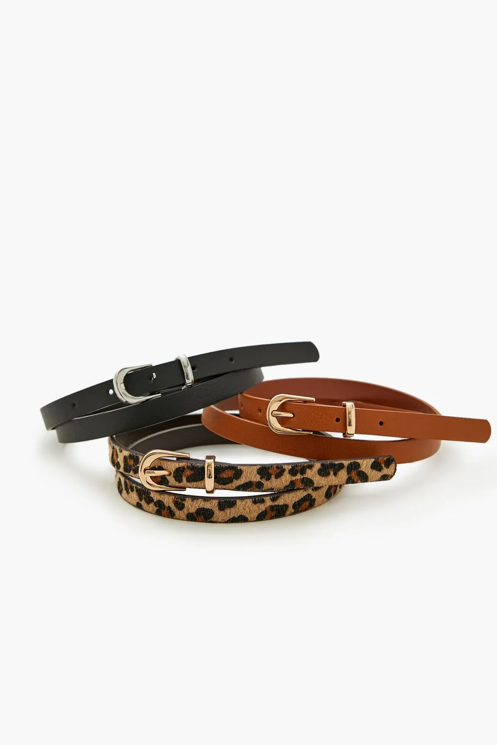 Thin Faux Leather Belt Set - Image 2