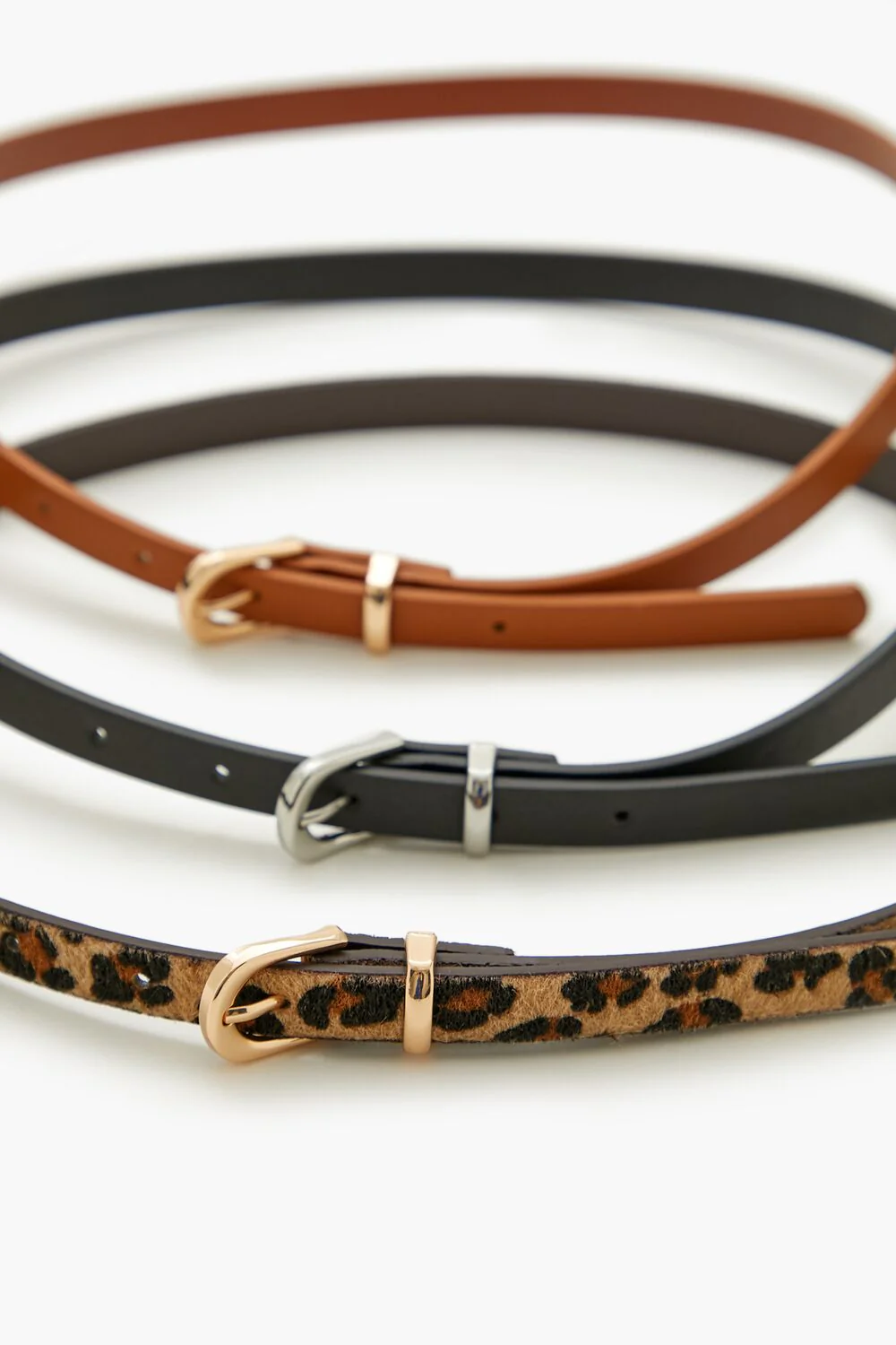 Thin Faux Leather Belt Set - Image 3