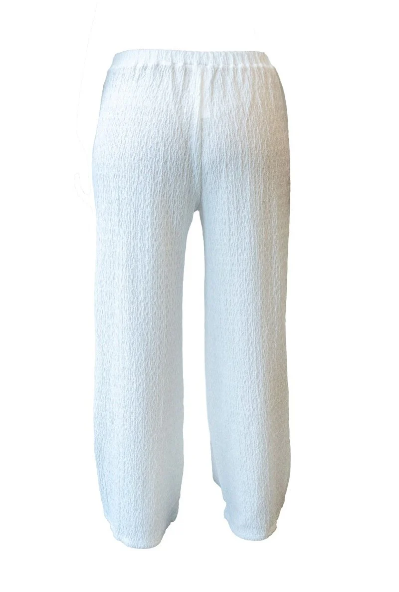 Textured Swim Cover-Up Pants - Image 2