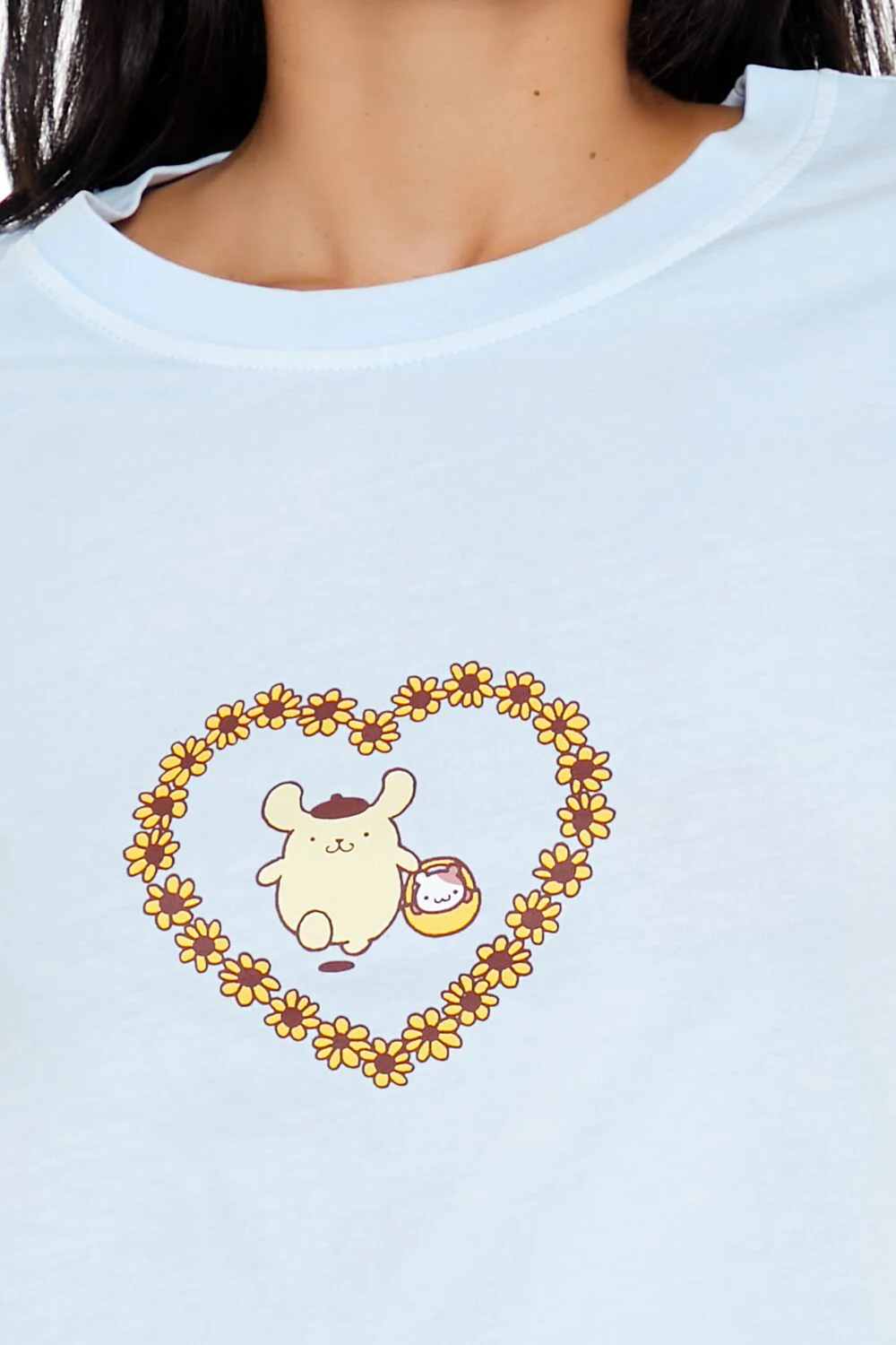 Pompompurin Graphic Cropped Tee - Image 3