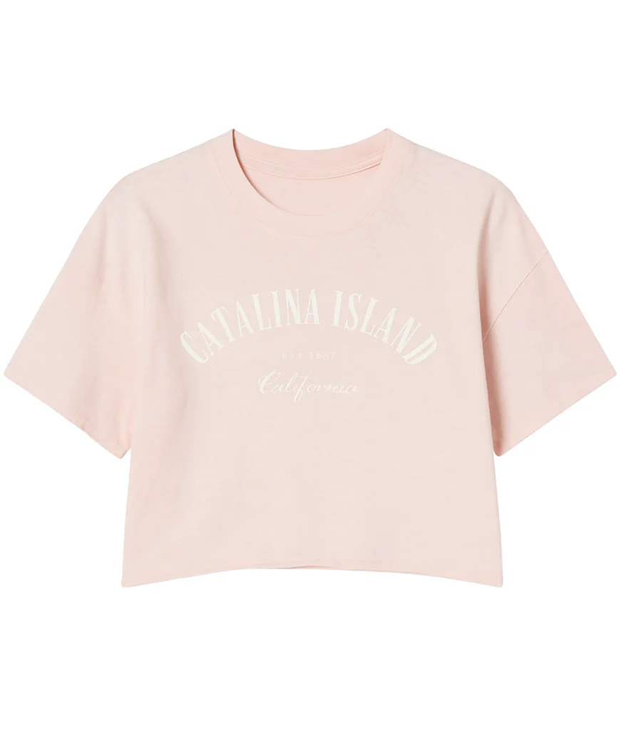Catalina Island Boxy Cropped Tee - Image 2