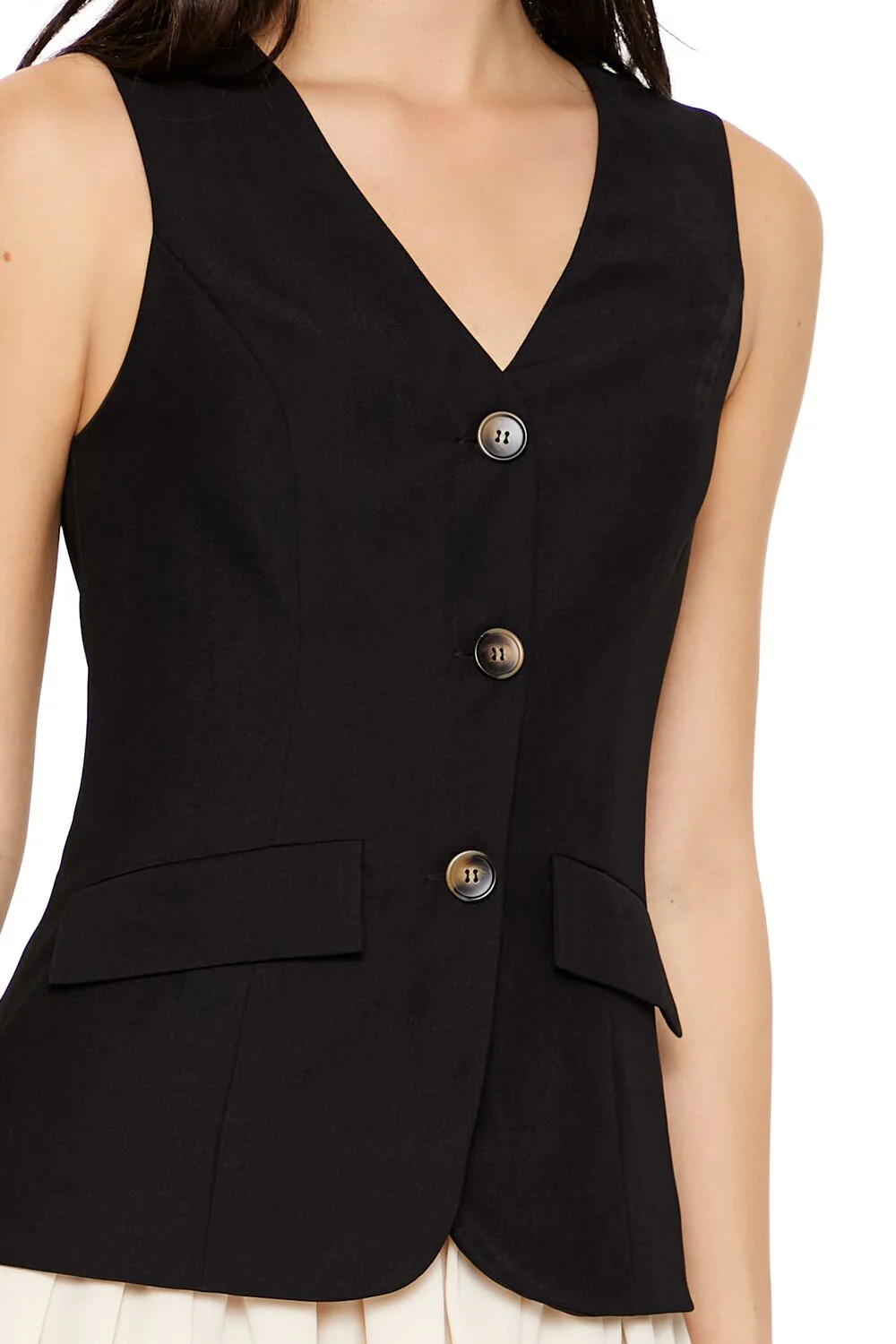 Layered Vest Combo Mini Dress - Image 3
