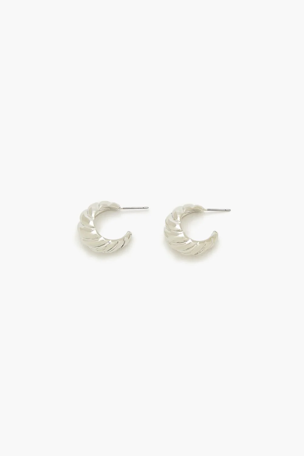 Twisted Hoop Earrings - Image 3