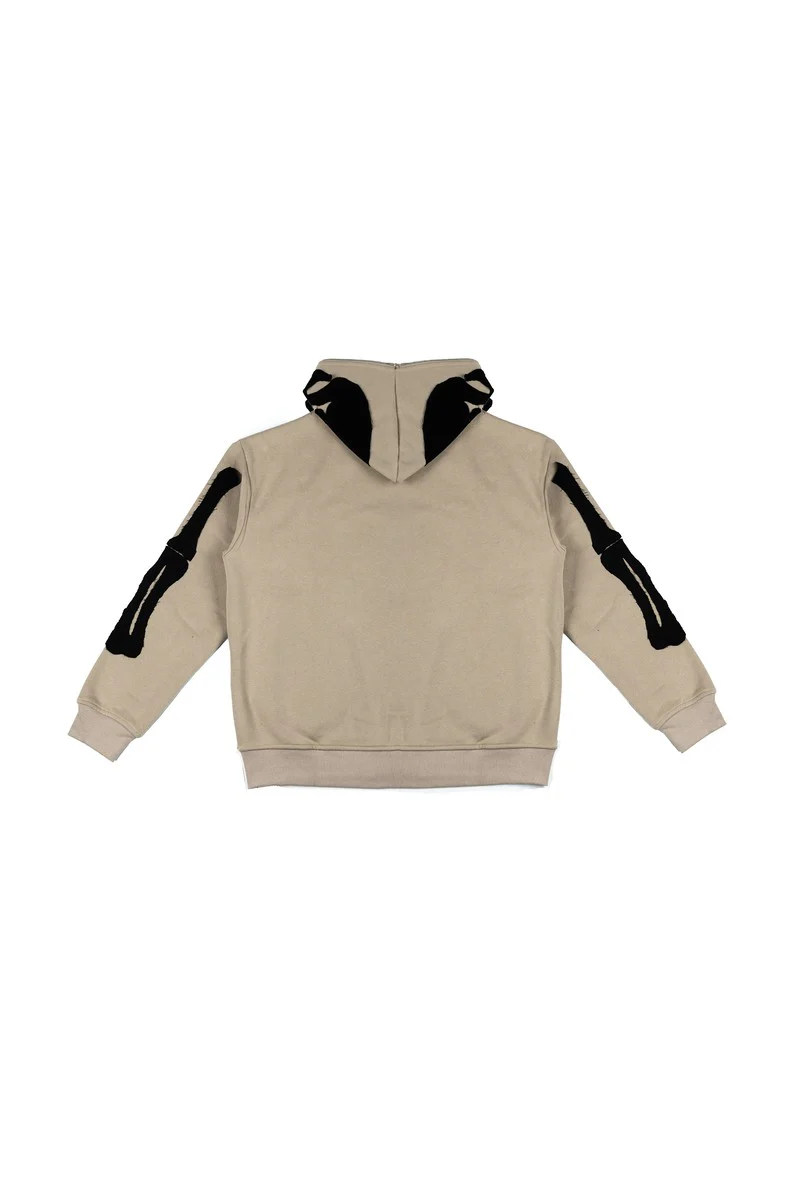Skeleton Graphic Zip-Up Hoodie - Image 5