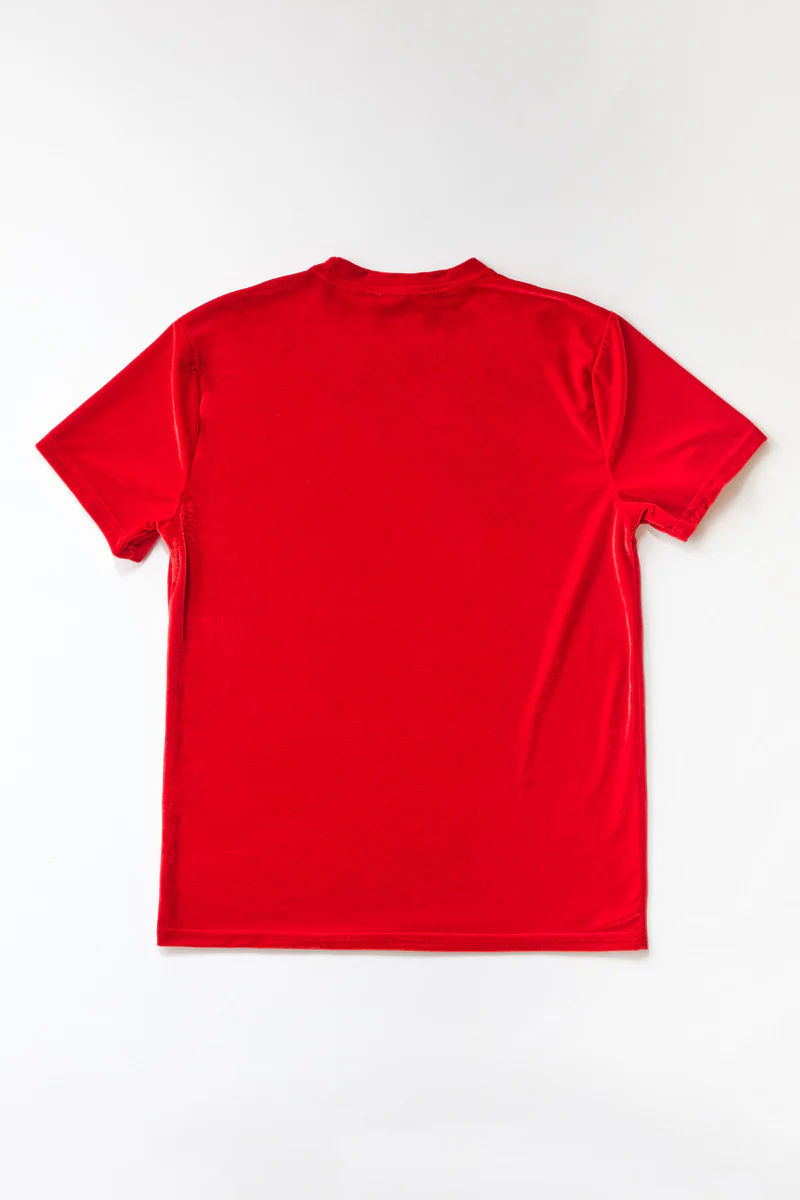 Velvet Crew Neck Tee - Image 18