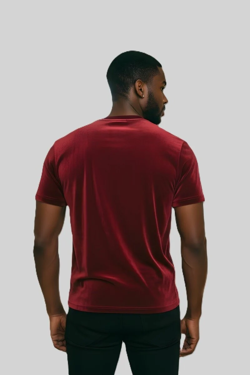 Velvet Crew Neck Tee - Image 6