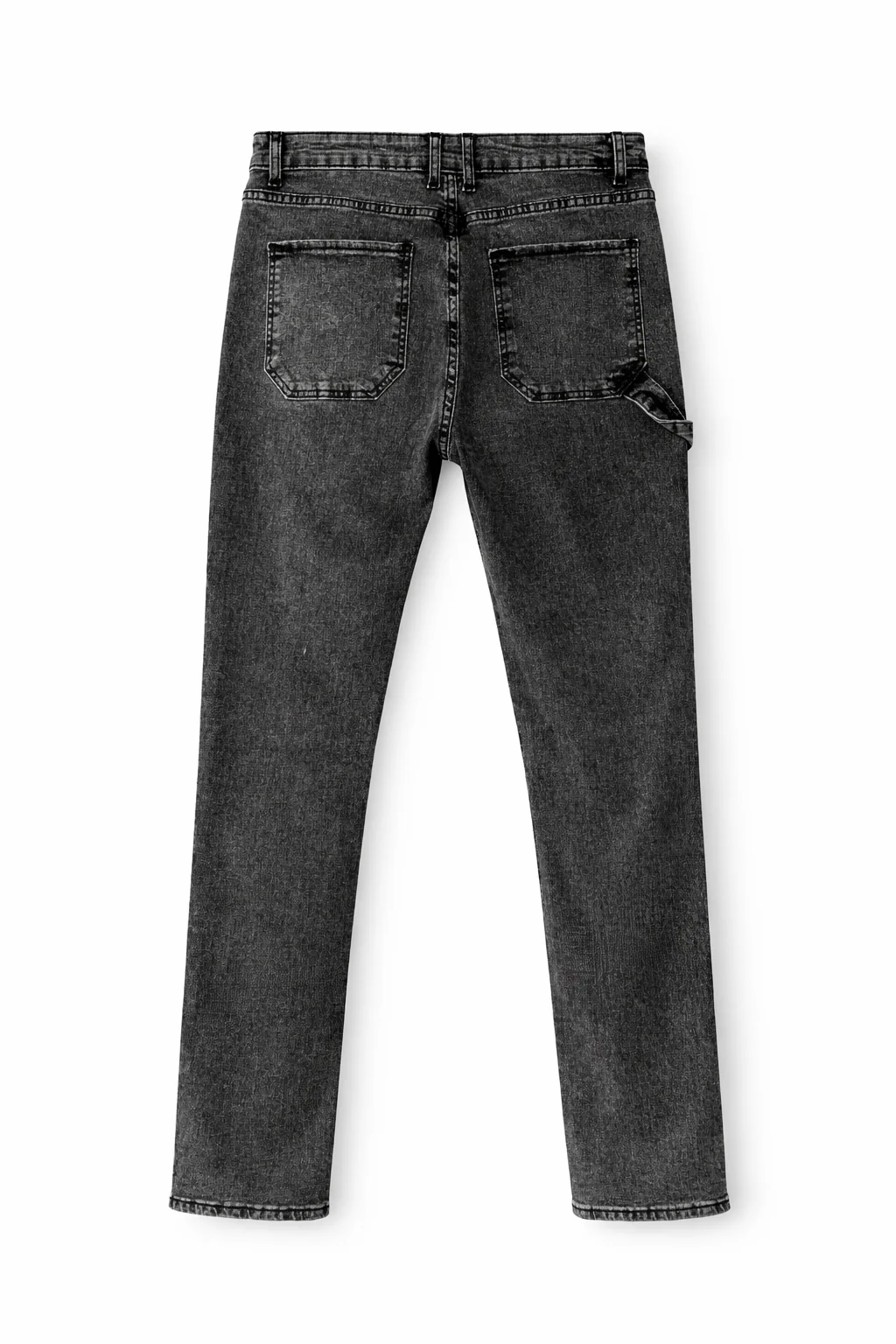 CARPENTER DETAIL SLIM FIT JEANS - Image 4