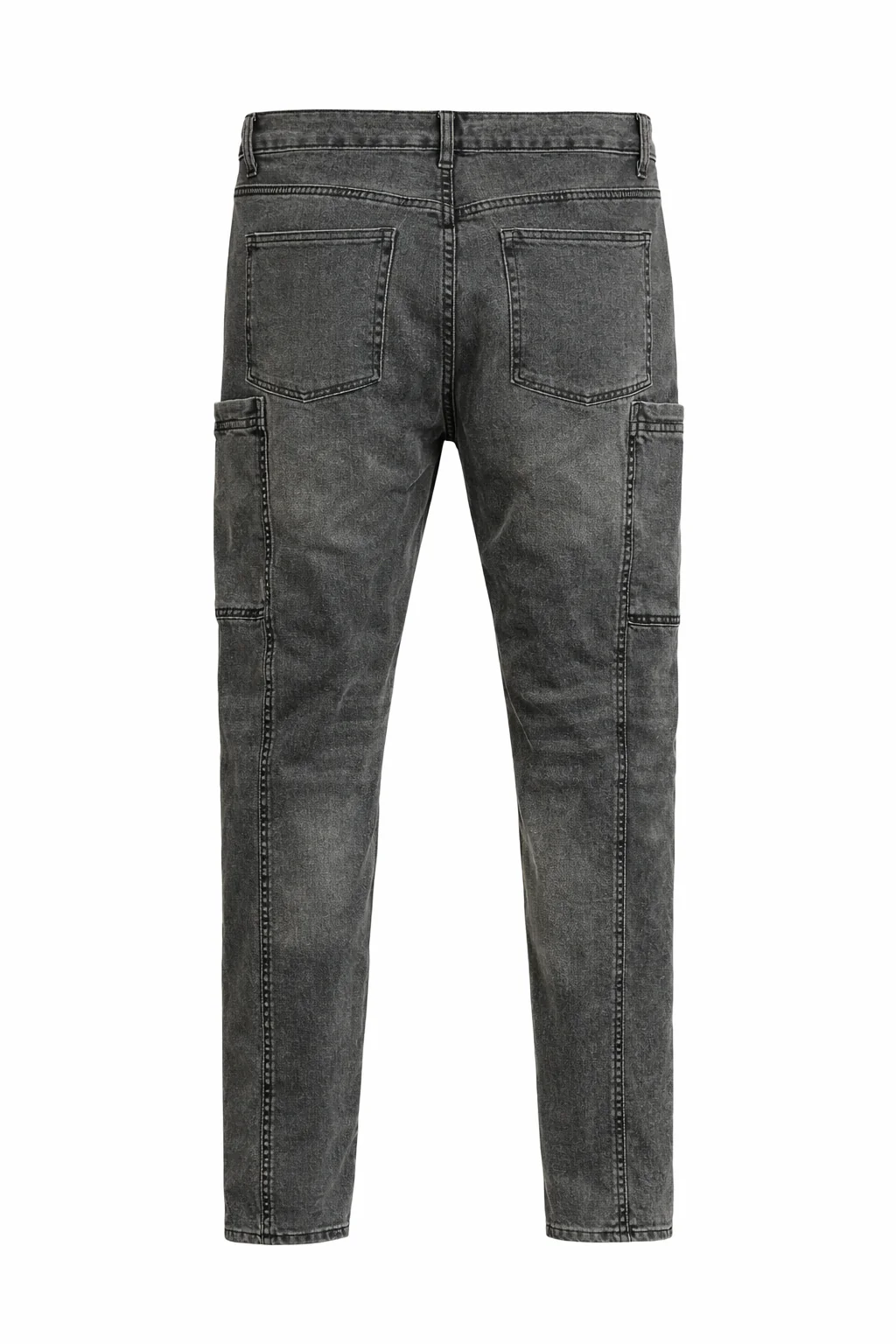 DISTRESSED STRAIGHT LEG JEANS - Image 3