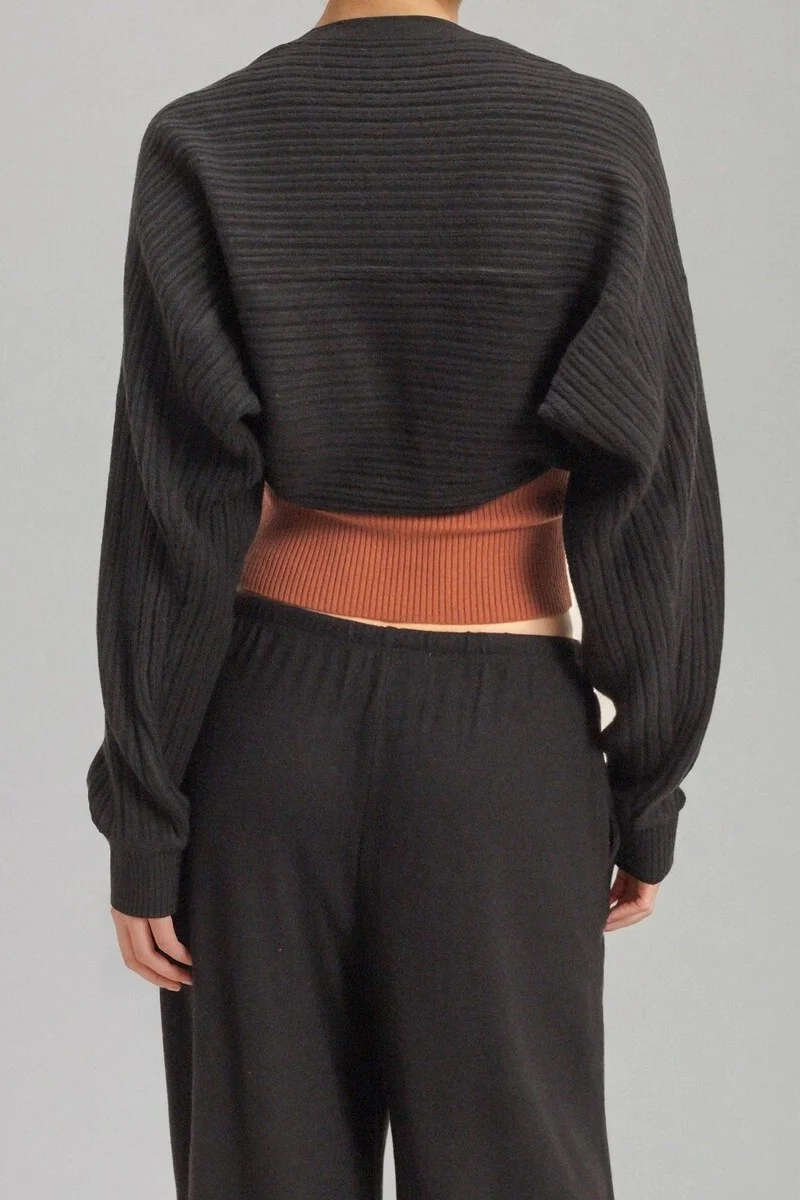 Ribbed Bolero Shrug - Image 3
