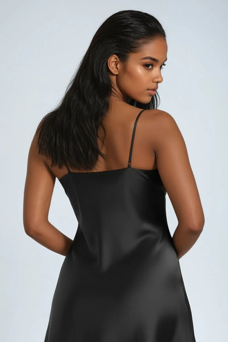 Satin Cami Mini Dress - Image 4