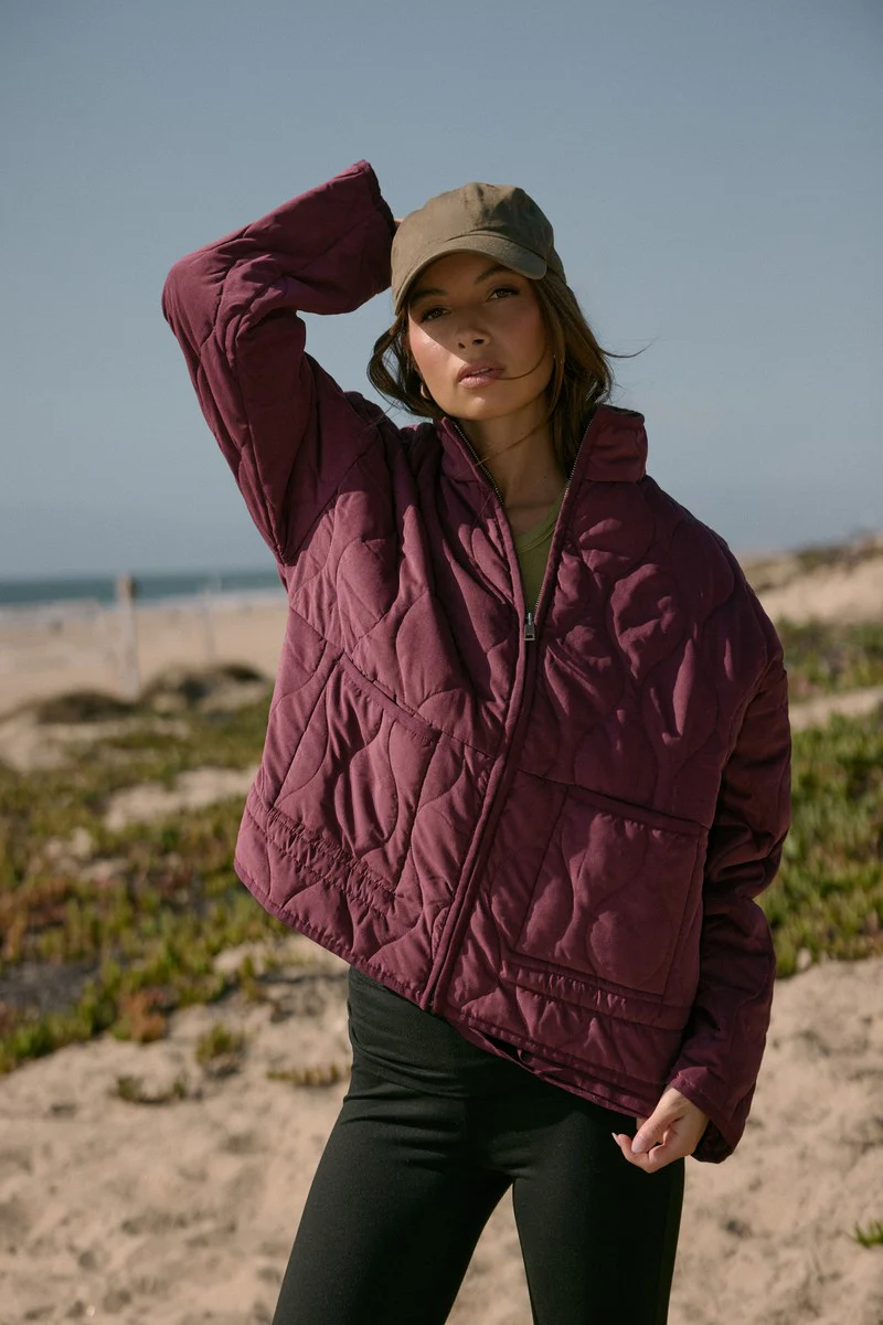 Quilted Drawstring-Hem Jacket - Image 12