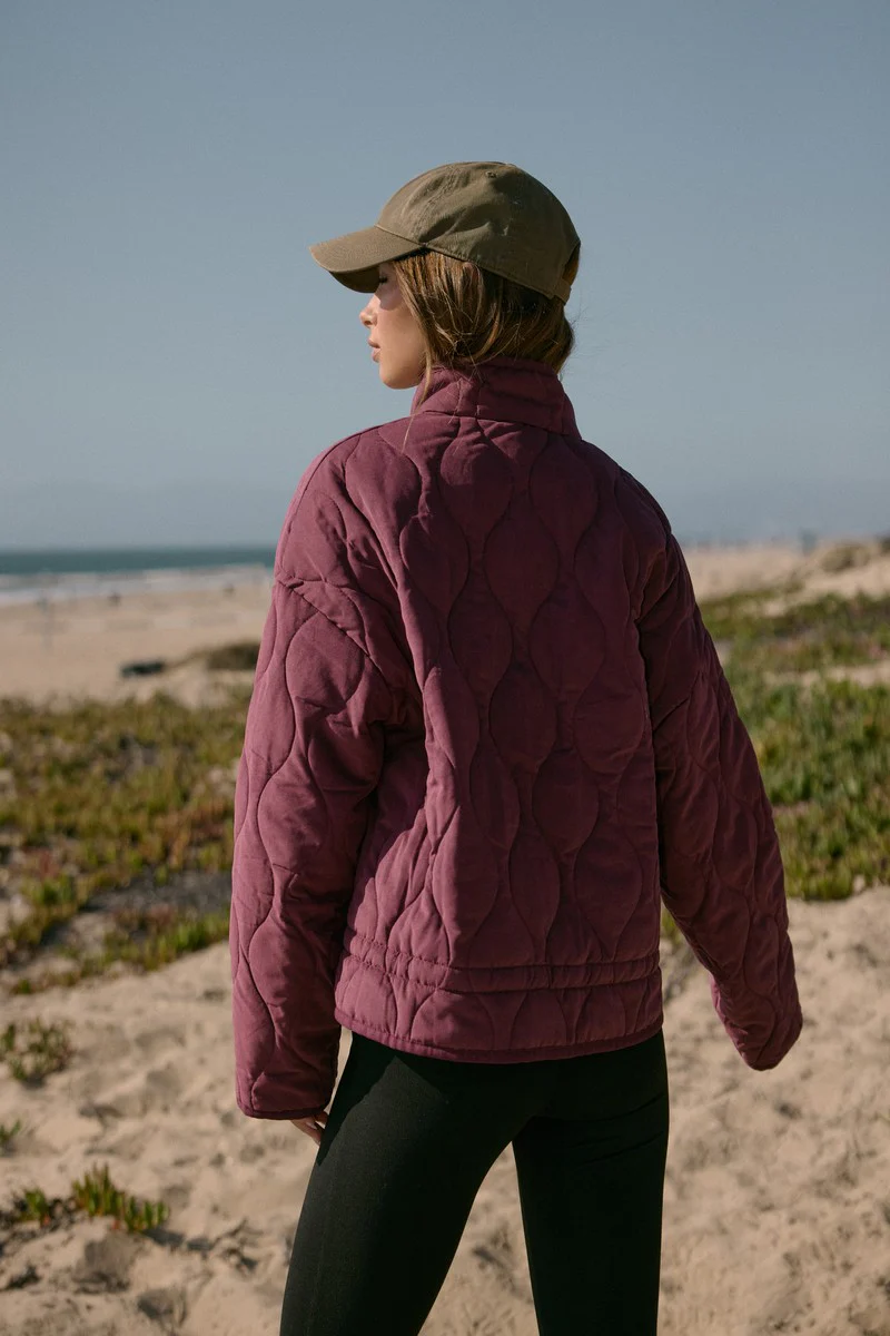 Quilted Drawstring-Hem Jacket - Image 14