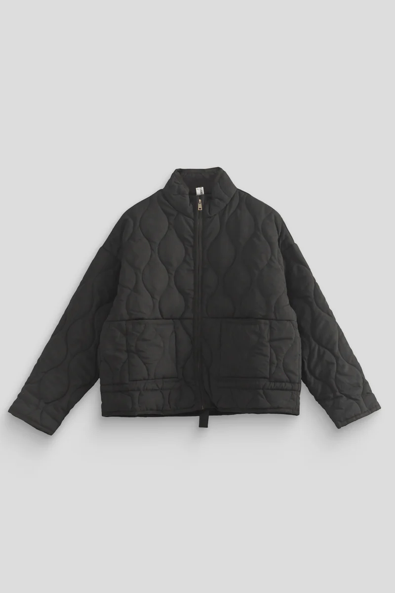 Quilted Drawstring-Hem Jacket - Image 16