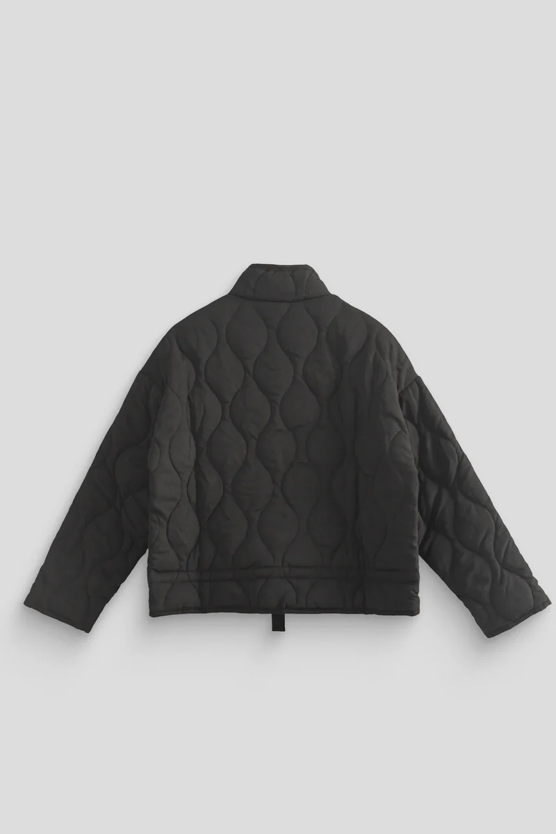 Quilted Drawstring-Hem Jacket - Image 17