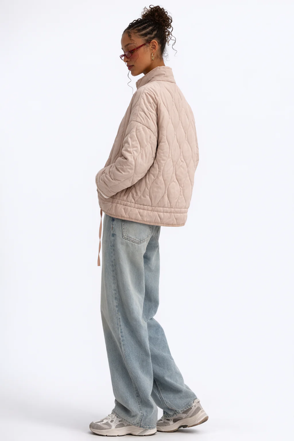 Quilted Drawstring-Hem Jacket - Image 18