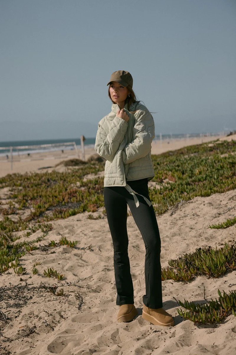 Quilted Drawstring-Hem Jacket - Image 6