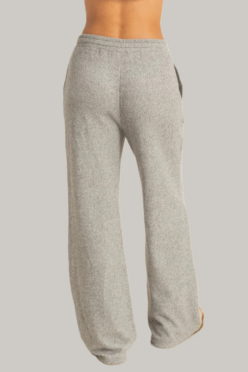 Waffle Knit Wide-Leg Pants - Image 6