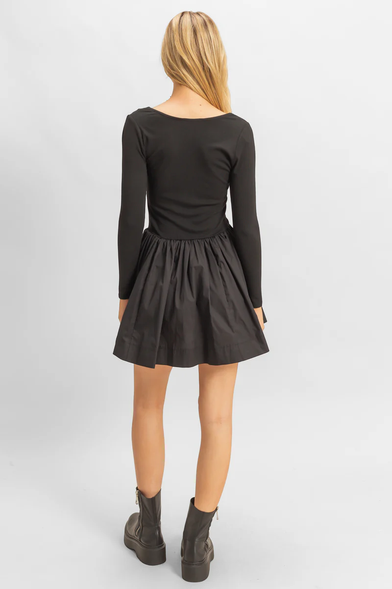 Scoop-Neck Mini Skater Dress - Image 6