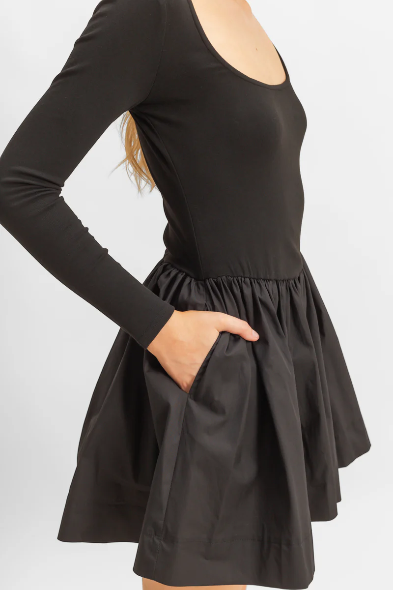 Scoop-Neck Mini Skater Dress - Image 7