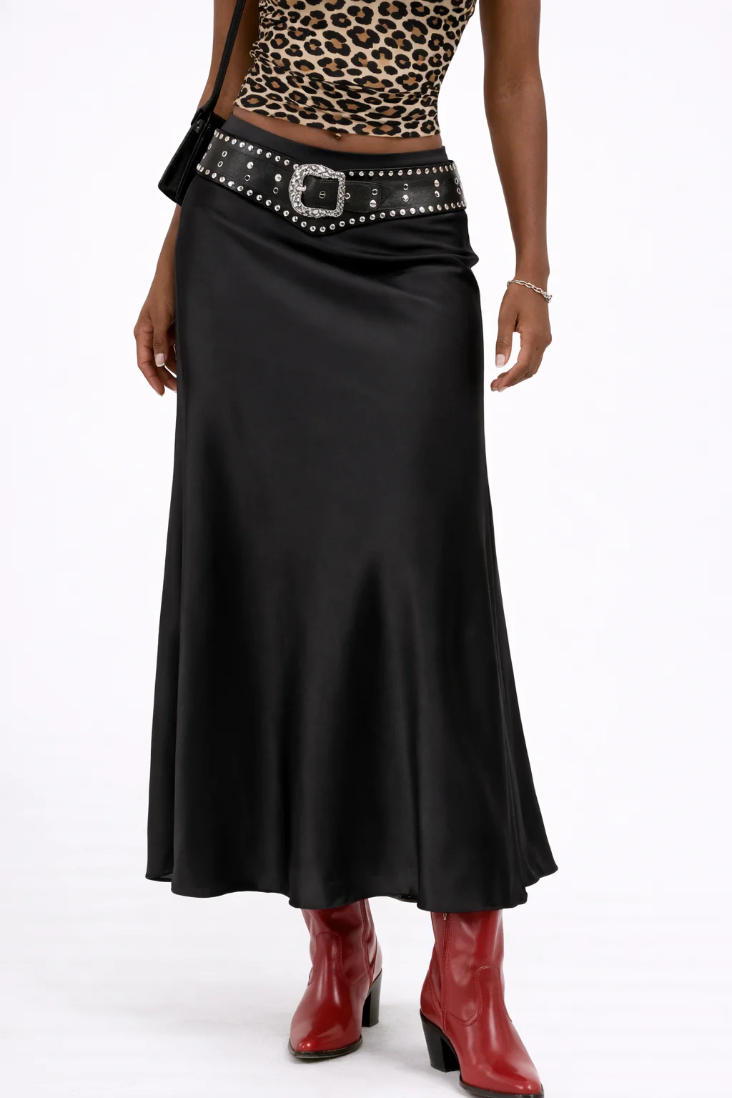 Satin A-Line Maxi Skirt - Image 7