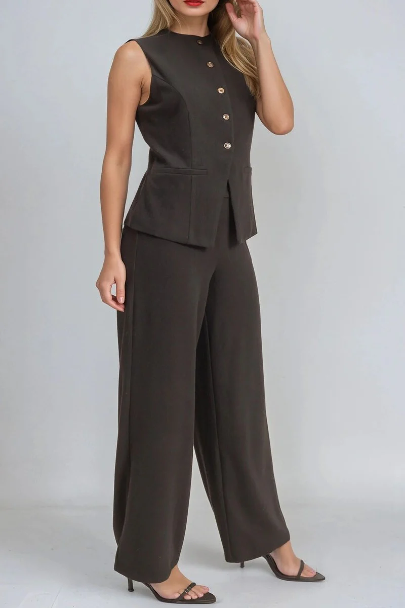 Knit Vest & Pant Set - Image 2