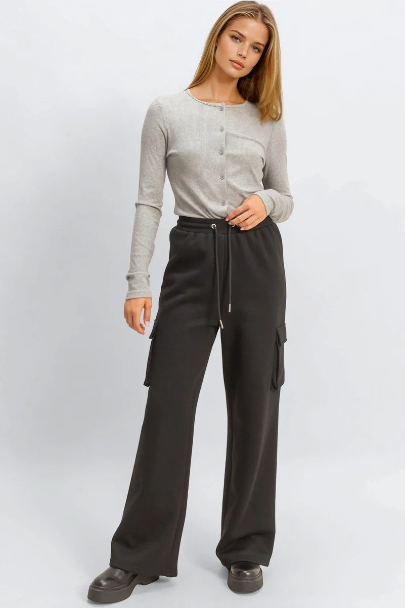 Ribbed Button-Front Cardigan Top - Image 6
