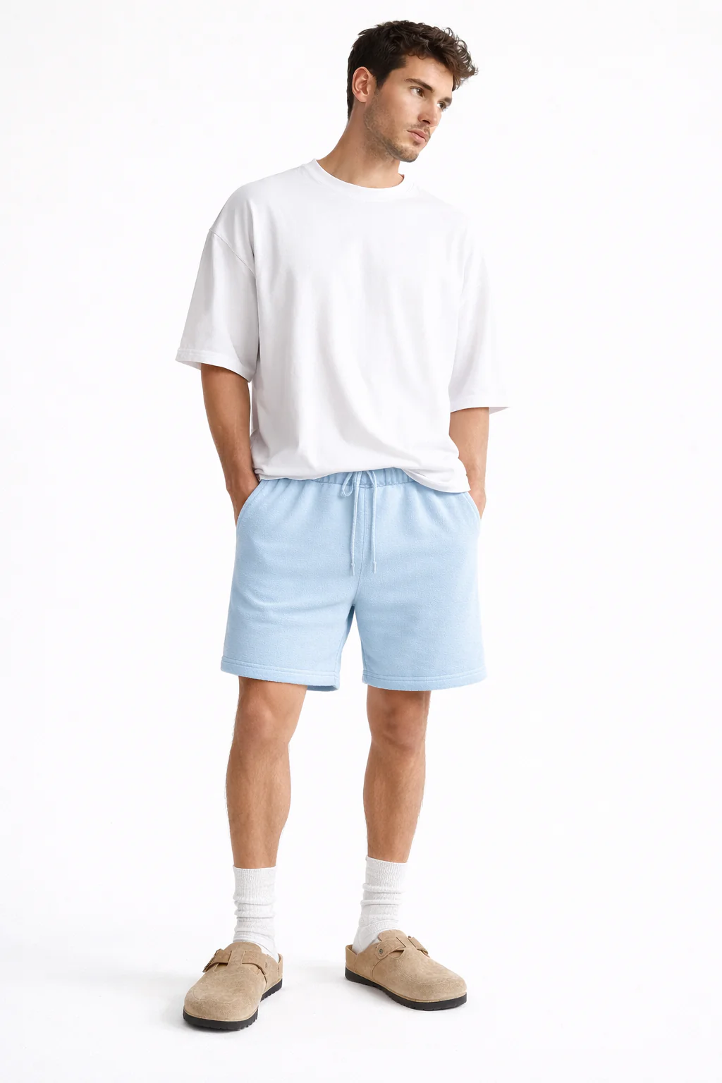 Fleece Drawstring Shorts - Image 28
