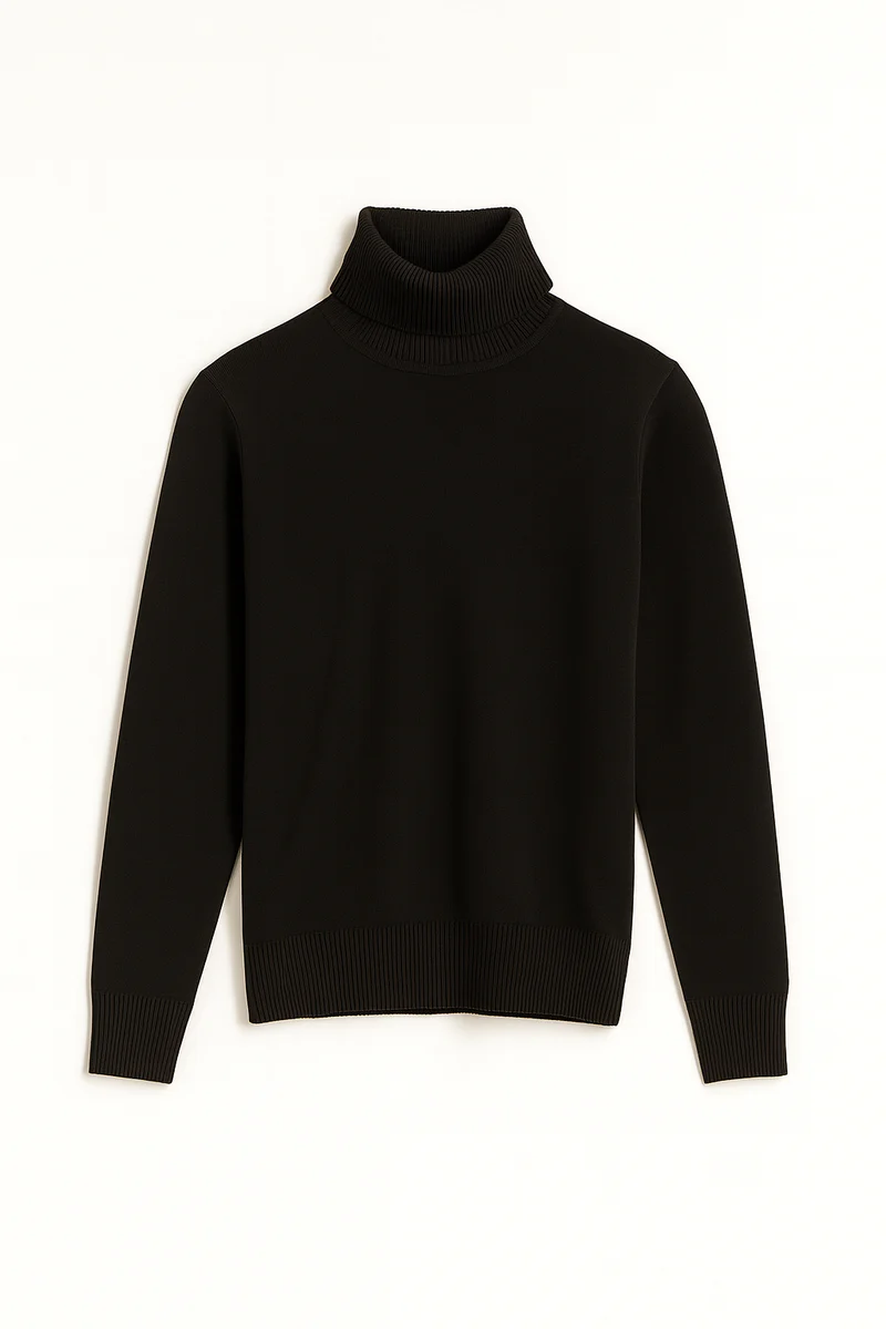 Long-Sleeve Turtleneck Sweater - Image 7