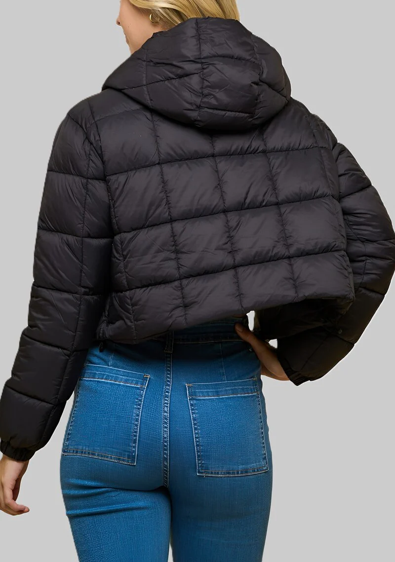 Hooded Zip-Front Puffer - Image 2