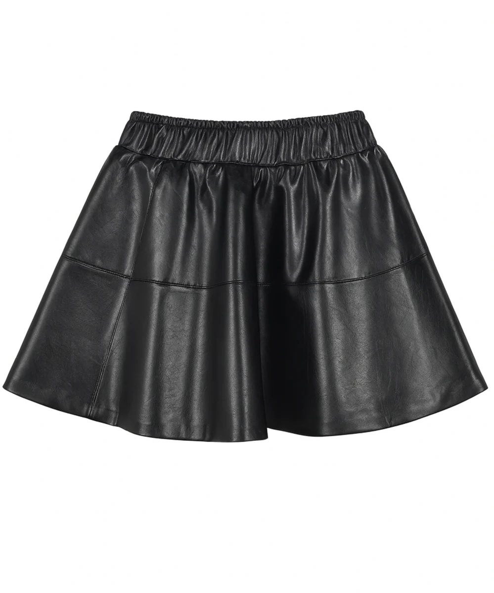 Faux Leather Mini Skirt - Image 8
