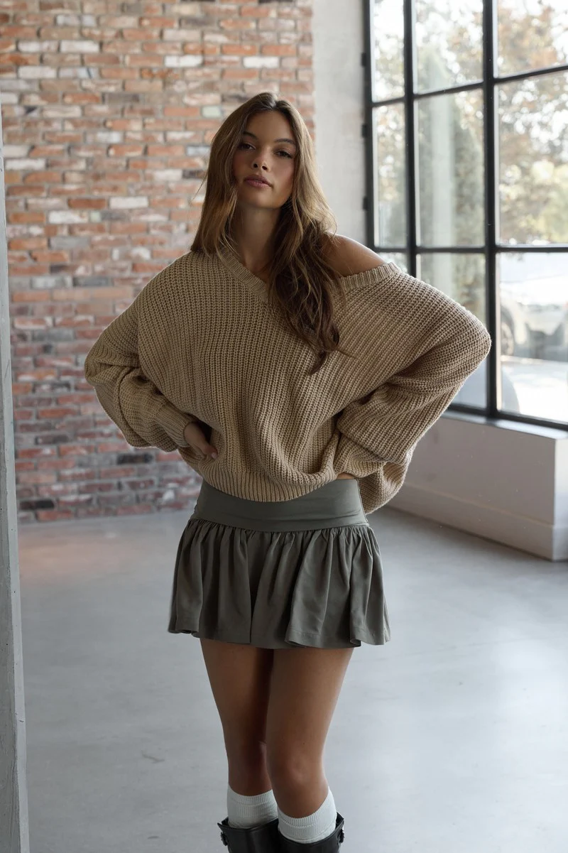 Foldover Waist Skort - Image 5