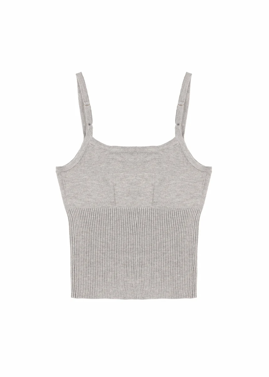 Ribbed Sweater-Knit Cami - Image 6