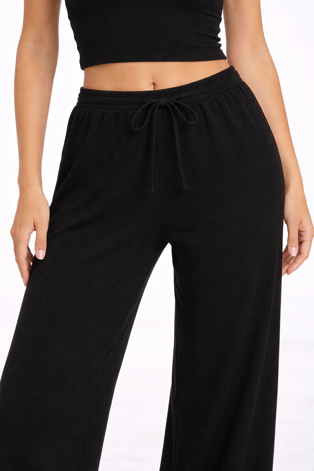 Ribbed Sweater-Knit Pajama Pant - Image 5