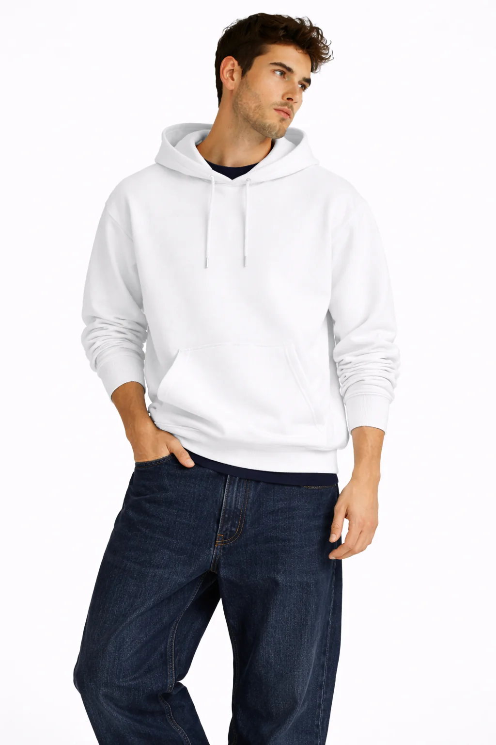 Drawstring Fleece Hoodie - Image 21