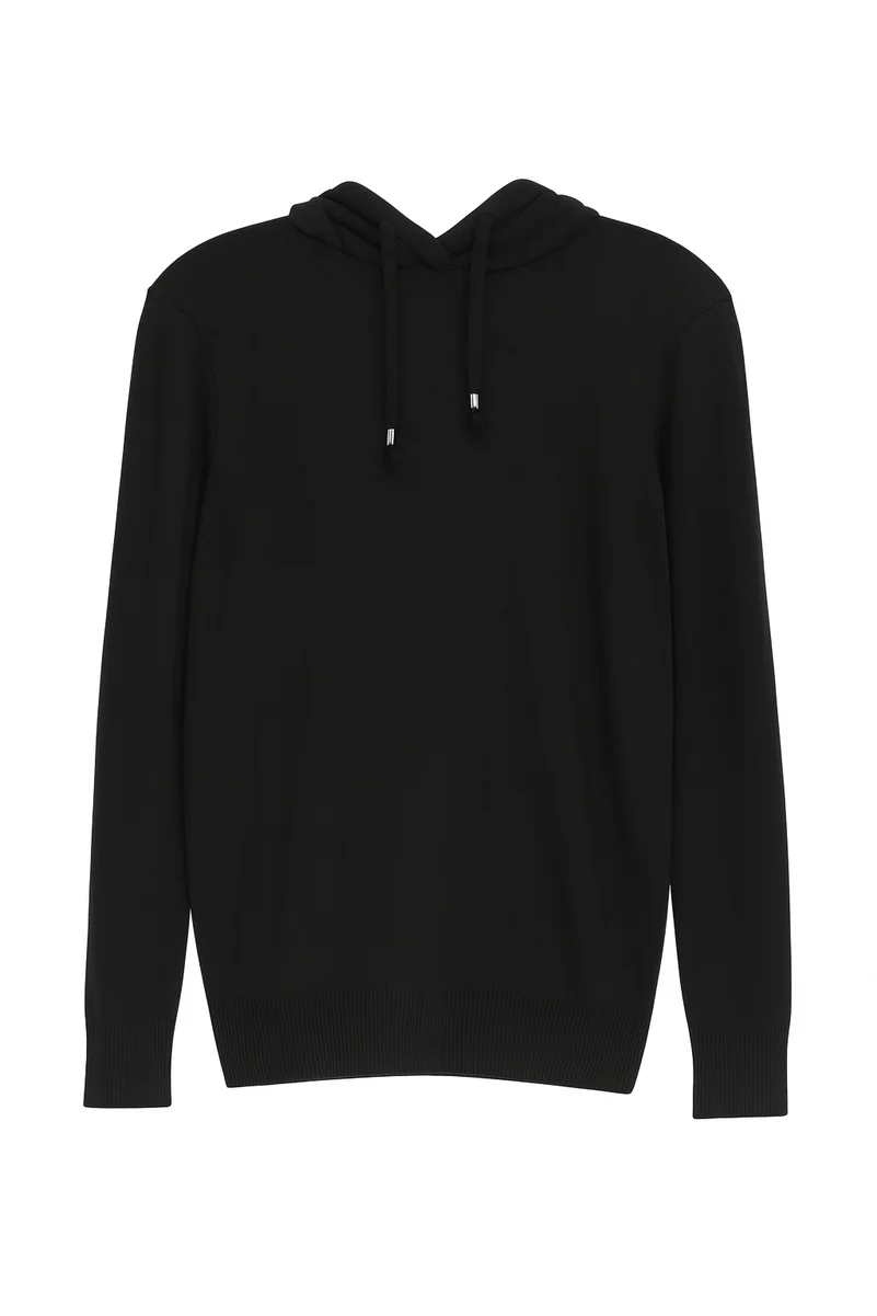 Knit Hoodie Sweater - Image 9