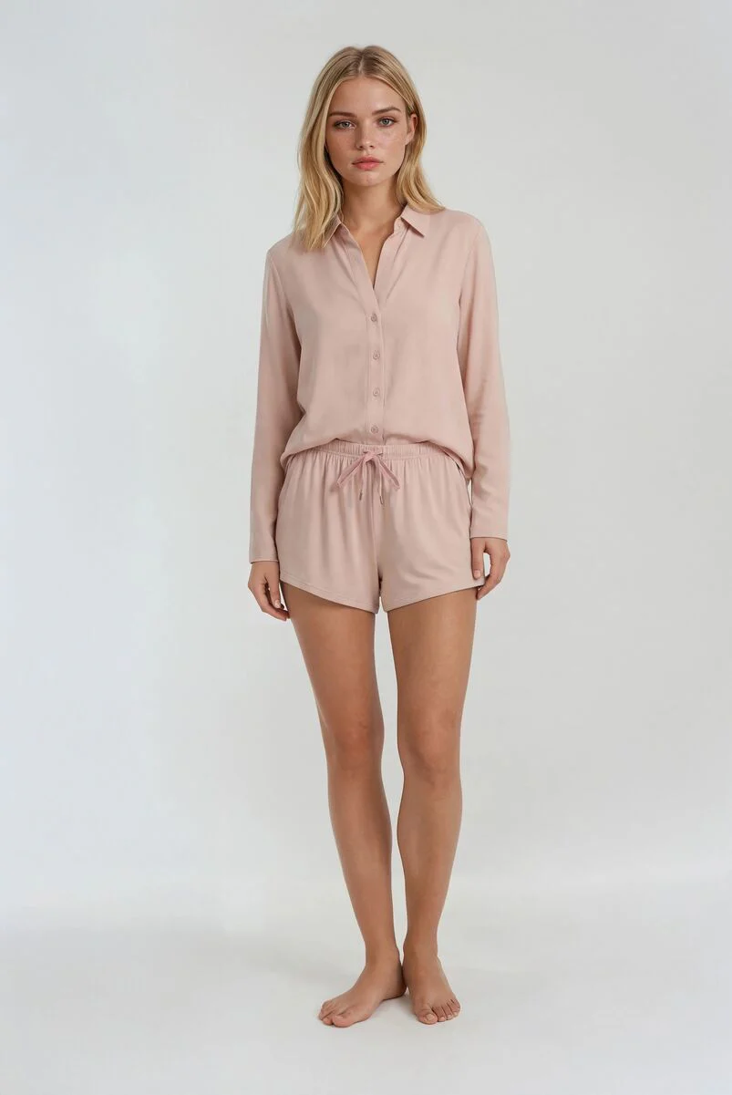 Two-Piece Pajama Short Set - Image 8