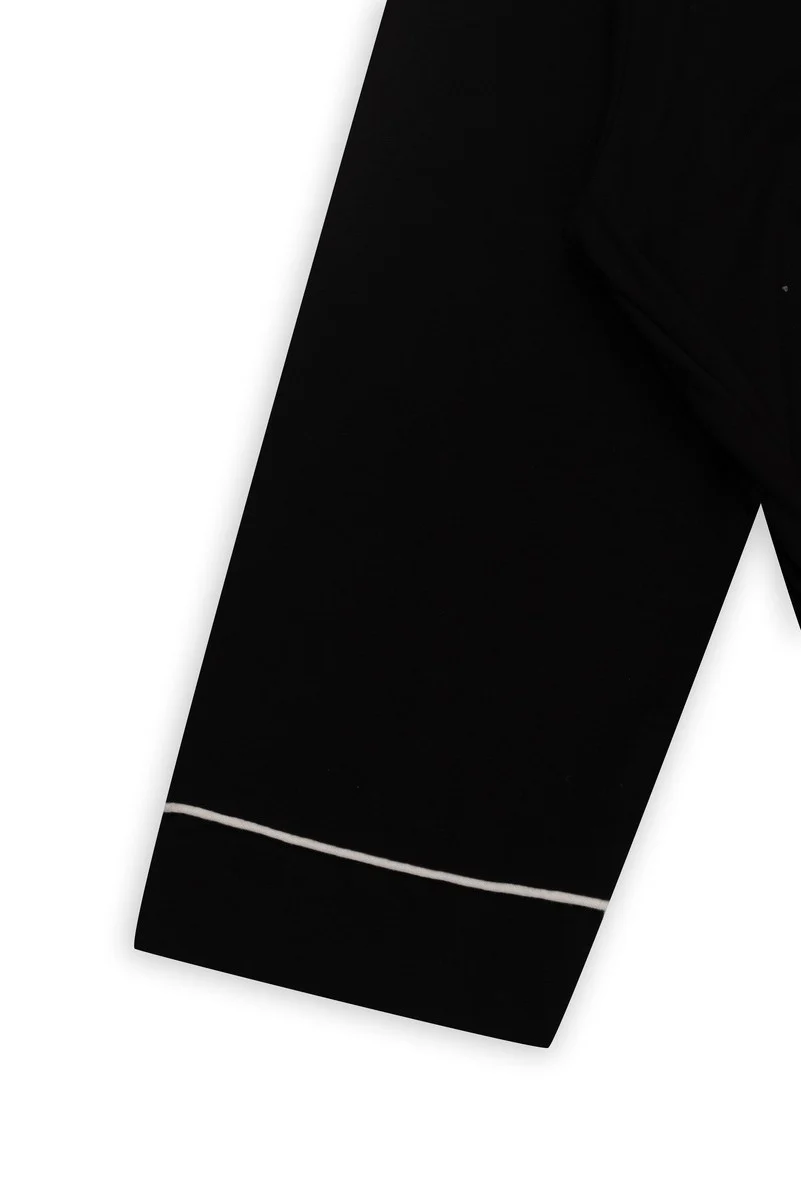Piped-Trim Modal Robe - Image 14