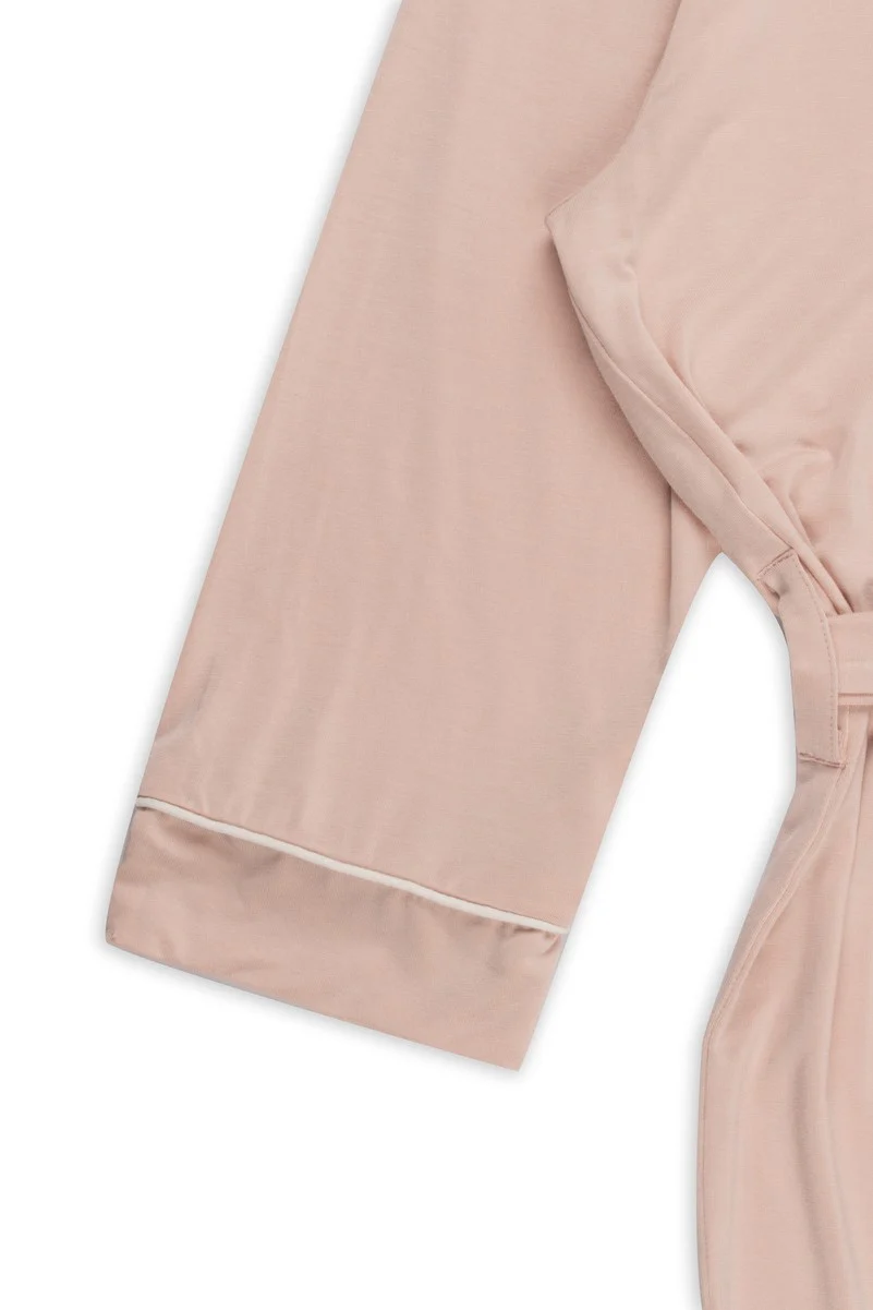 Piped-Trim Modal Robe - Image 5