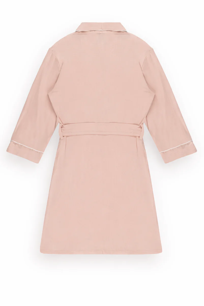 Piped-Trim Modal Robe - Image 7