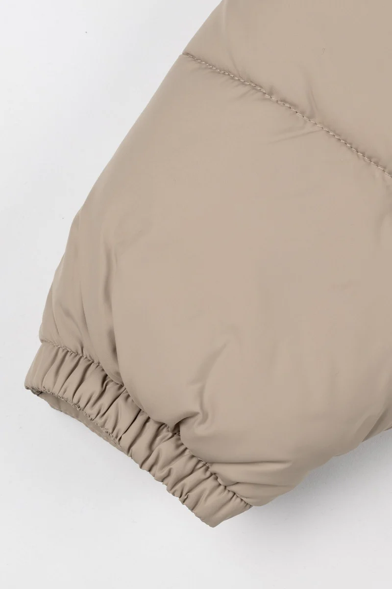 Cropped Quilted Puffer Jacket - Image 7