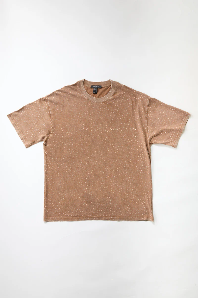Studded Cotton Crew Tee - Image 5