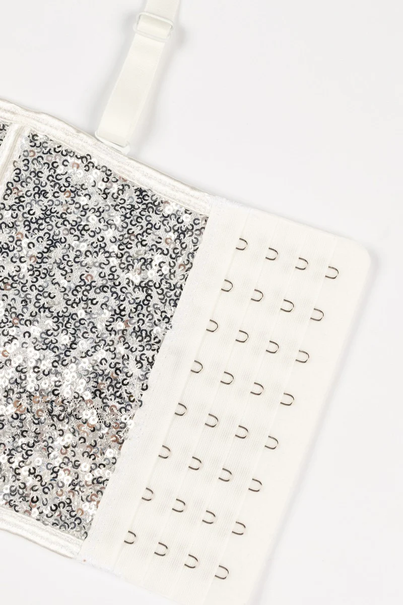 Sequin Bustier Sleeveless Top - Image 9